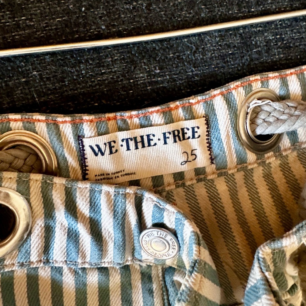 NWT we the Free Moxie Railroad Jeans Size 25 - Picture 4 of 5